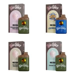 BIG CHIEF THC-A LIVE RESIN DISPOSABLE VAPE 3GM 6CT/PK