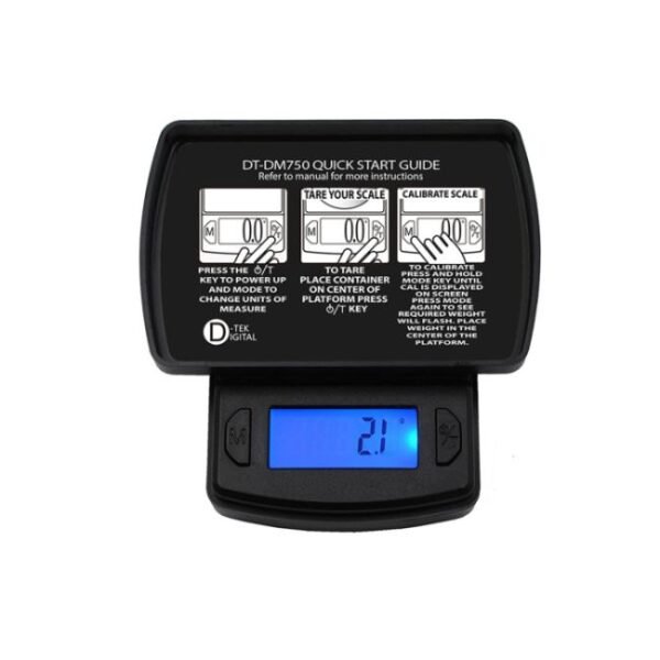 DTEK DIGITAL DT-SILICONE BOWL 750 DIGITAL POCKET SCALE (750G X 0.1G)