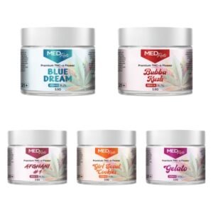 MED-ROOTS EXOTIC INDOOR PREMIUM THC-A FLOWER 3.5G JAR