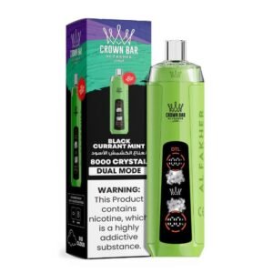 AL FAKHER CROWN BAR CRYSTAL 5MG NIC 8000 PUFFS DISPOSABLE / E.HOOKAH (90ML) 5CT/BOX
