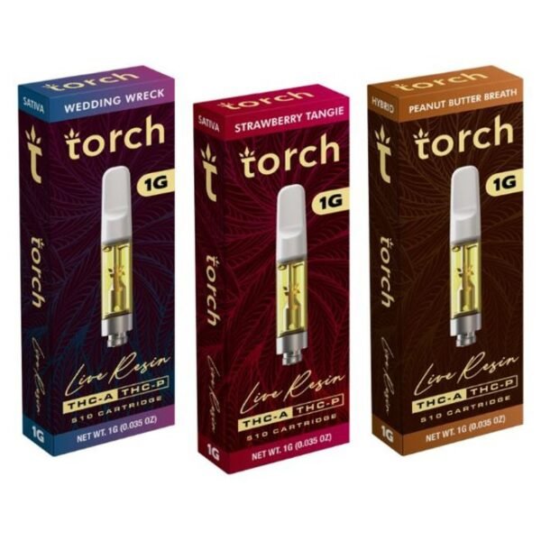 TORCH THCA + THCP LIVE RESIN 1GM 510 CART 5CT/ BOX