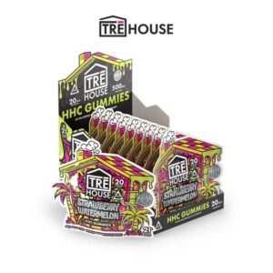 TRE HOUSE HHC LIVE RESIN HIGH POTENCY GUMMIES 25MG PER GUMMY - 20PCS/PACK