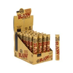RAW CLASSIC LEVEL CONE 84MM / 3.3 INCHES (TIP 26MM) 6 CONES PER PACK 24CT/ BOX