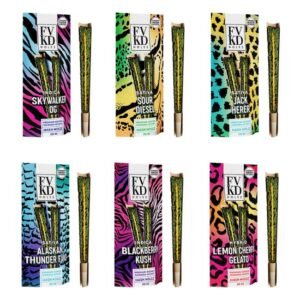 FVKD HOLEZ DIAMOND INFUSED NAKED 2GM X 2PK PRE ROLLS JOINTS 10CT/ BOX