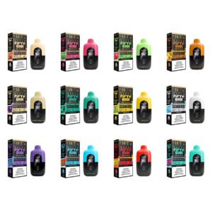 FIFTY BAR X FRUITIA  5% DISPOSABLE (90ML) 20K PUFFS 5CT/ BOX