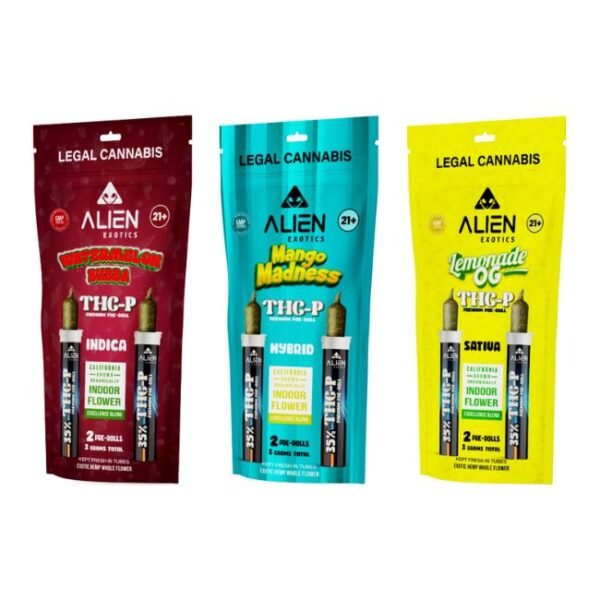 ALIEN THC-P EXCELLENCE BLEND PREMIUM 2 X 1.5GM PRE ROLLS JOINT 10CT/ BOX
