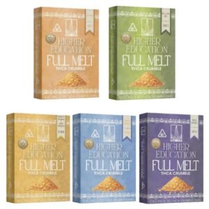 HIGHER EDUCATION FULL MELT THCA CRUMBLE 2GM DABS 6CT/ BOX