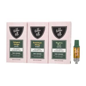 HIDDEN HILLS NIGHT NIGHT BLEND VVS LIQUID DIAMOND THC -A+D9+THC-P 2GM CART 5CT/ BOX