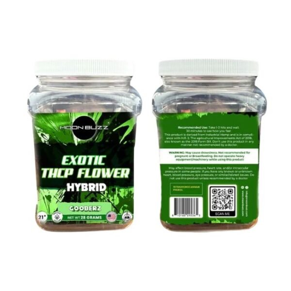 MOON BUZZ THCP EXOTIC 1GM X 28CT FLOWER JAR