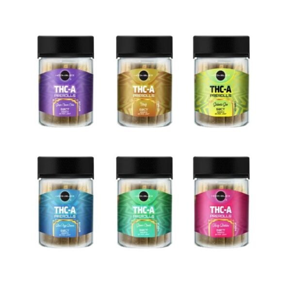 MOON BUZZ THC-A 2GM PRE ROLLS JOINTS 50CT/ JAR