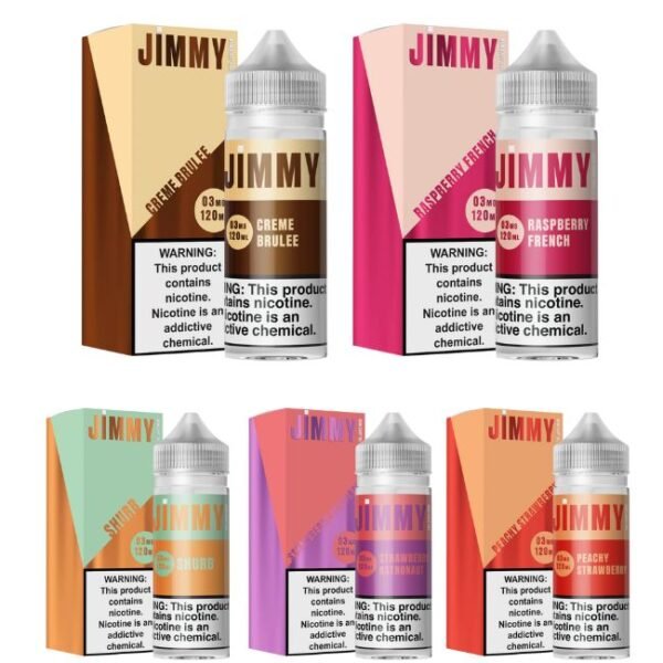 JIMMY THE JUICE MAN E LIQUID 120ML BOTTLE