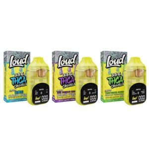 LOUD BY FVKD THCA CRUMBLE SWITCH DEVICE DUAL FLAVOR 3.5GM DISPO 5CT/ BOX