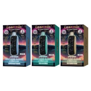 LOST THC THC-A LIQUID DIAMONDS X THC-P X D8 8GM DISPOSABLE VAPE 5CT/BOX