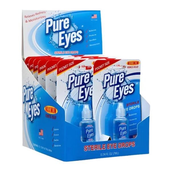 PURE STERILE EYE DROPS (0.24 FL.OZ) 7ML BOTTLE 12CT/ BOX