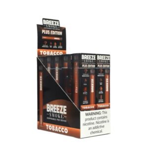 BREEZE PLUS 5% NICOTINE (35ML) 800 PUFFS DISPOSABLE VAPE 10CT/BOX