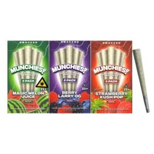 DELTA MUNCHIES THC-P 1GM X 5 PRE ROLLS 10CT DISPLAY