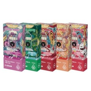 FLYING HORSE STONERS BLEND THC-P + THC-IX + THC-VIII 3 IN 1 9GM DISPOSABLE VAPE 5CT/BOX