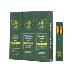 HIDDEN HILLS FIRE FIRE BLEND D11 + D9 +THC-P LIVE RESIN 2GM DISPO 5CT/BOX