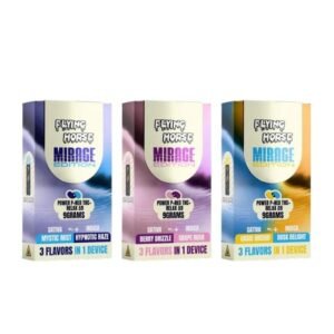 FLYING HORSE MIRAGE POWER P + NEO THC + RELAX D9 9GM DISPOSABLE VAPE 5CT/BOX