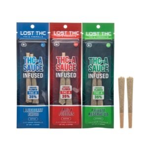 LOST THC THC-A DIAMOND PRE ROLL 2 X 2GM PER PACK 10CT/DISPLAY