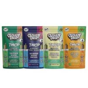 CLOUDY DRIP THC-P EXOTIC 2 X 2GM PRE ROLLS 10CT DISPLAY