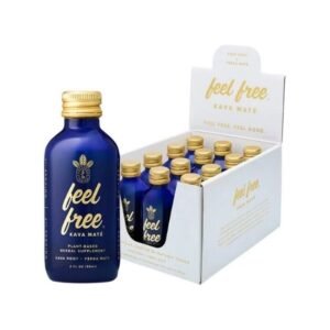 FEEL FREE KAVA ROOT+ YERBA MATE BOTANIC TONIC 2OZ 59ML12CT/ BOX