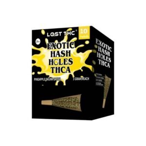 LOST THC EXOTIC HASH HOLES 3GM PRE ROLL JOINT TUBES 10CT DISPLAY