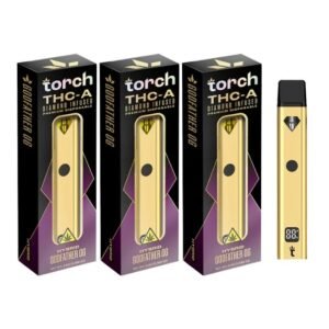 TORCH THC-A DIAMOND INFUSED 2.5GM DISPOSABLE VAPE 5CT DISPLAY