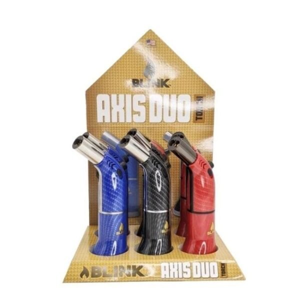 BLINK AXIS DUO TORCH ITEM #928 DISPLAY OF 6CT