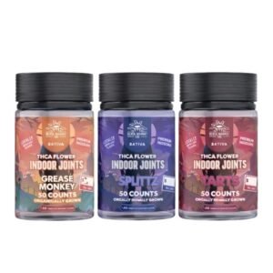 BLACK MARKET THCA INDOOR 1.5GM PRE ROLLS JOINTS 50CT/ JAR