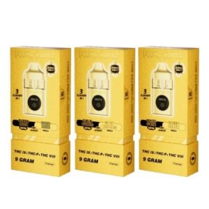 FLYING HORSE DUBAI GOLD EDITION THC-P + CBNA + D8 + DIAMOND DUST 9GM DISPOSABLE 5CT/BOX