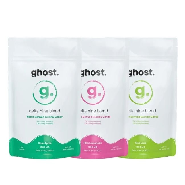 GHOST DELTA NINE BLEND 1000MG GUMMIES 20CT/PK - 5PK DISPLAY GHOST DELTA NINE BLEND 1000MG GUMMIES 20CT/PK - 5PK DISPLAY