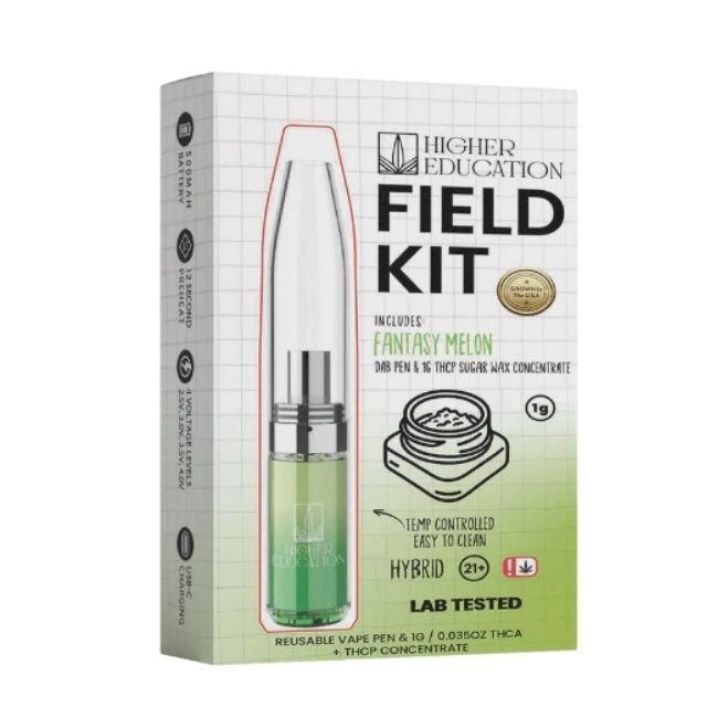 HIGHER EDUCATION THC-P DAB FIELD KIT INCLUED 1GM DAB + DAB PEN 5CT DISPLAY HIGHER EDUCATION THC-P DAB FIELD KIT INCLUED 1GM DAB + DAB PEN 5CT DISPLAY