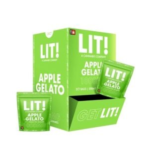 LIT 500MG THC GUMMIES 2CT/PK 25PK DISPLAY