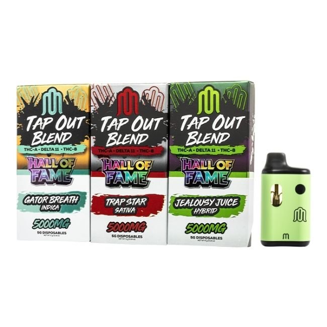 MODUS HALL OF FAME TAP OUT BLEND THC-A + D11 + THC8 5GM DISPOSABLE VAPE 5CT DISPLAY MODUS HALL OF FAME TAP OUT BLEND THC-A + D11 + THC8 5GM DISPOSABLE VAPE 5CT DISPLAY