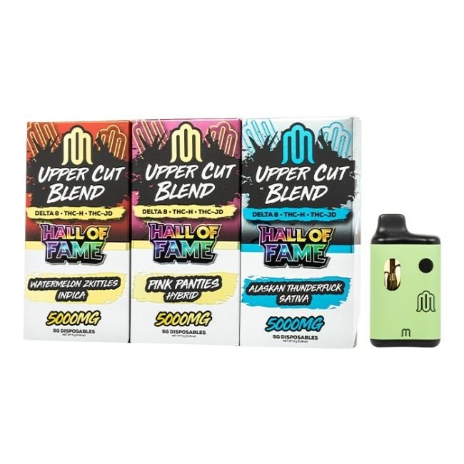 MODUS HALL OF FAME UPPER CUT BLEND D8 + THC-H + THC-JD 5GM DISPOSABLE VAPE 5CT DISPLAY MODUS HALL OF FAME UPPER CUT BLEND D8 + THC-H + THC-JD 5GM DISPOSABLE VAPE 5CT DISPLAY