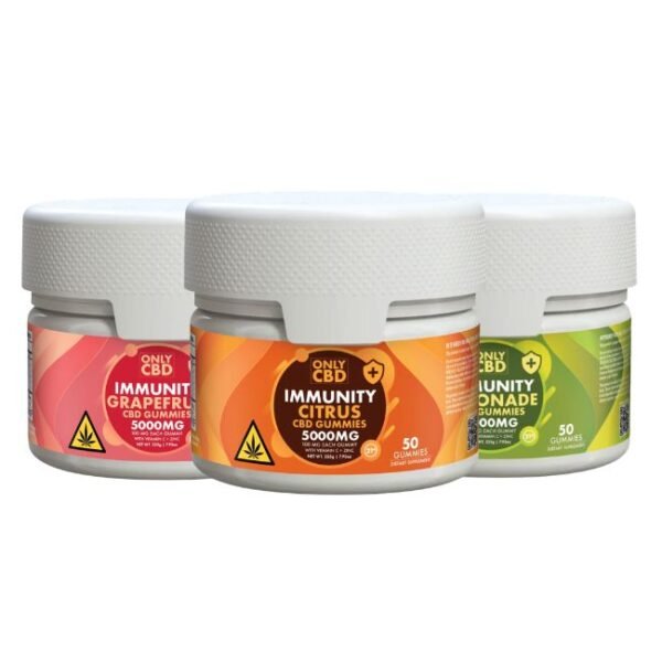 ONLYCBD 1000MG IMMUNITY GUMMIES 10CT JAR