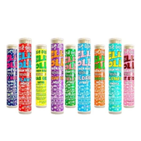 PIXIE DUST JELLY ROLLS THC-A HASH HOLE 2.3GM PRE ROLL SINGLE TUBE 20CT DISPLAY