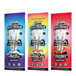 PURO RELOADED BUSTDOWN 2 X 1.5GM THC-A DIAMOND PRE ROLLS 10CT DISPLAY