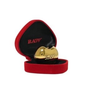 RAW GLASS GOLD HEART VERY LIMITED EDITION CONE HOLDER