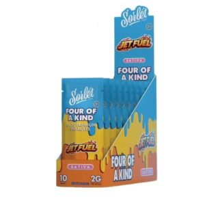 SORBET FOUR OF A KIND THC-A 4 X 2GM PRE ROLLS 10CT DISPLAY