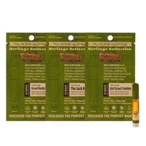 WOODSTOCK THC-A HERITAGE LIVE RESIN 1GM CARTS 5CT/BOX