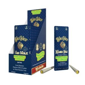 BIG CHIEF THC-A HASH HOLE 2 X 2GM PRE ROLLS 10CT DISPLAY