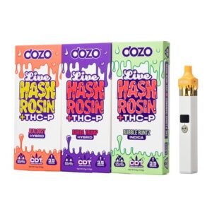 DOZO LIVE HASH ROSIN + THC-P 3.5GM DISPOSABLE 5CT DISPLAY