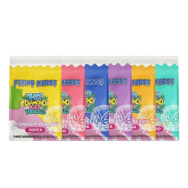 FLYING HORSE THC-P DIAMOND KEIF 3 X 2GM PRE ROLLS 10CT BOX FLYING HORSE THC-P DIAMOND KEIF 3 X 2GM PRE ROLLS 10CT BOX