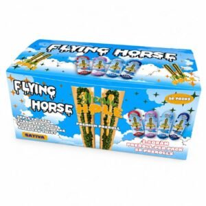 FLYING HORSE THC-P HASH HOLE 2.5GM PRE ROLL JOINTS ASSORTED FLAVOR 50CT BOX