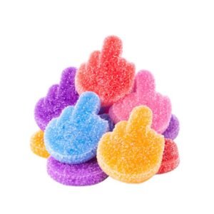 FINGER SHAPE D8 + D9 900MG ASSORTED FLAVOR GUMMIES 80CT JAR