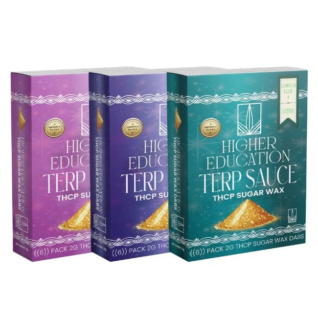 HIGHER EDUCATION THC-P 2GM SUGAR WAX 6CT DISPLAY HIGHER EDUCATION THC-P 2GM SUGAR WAX 6CT DISPLAY