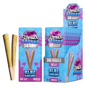 SCHMACK SAUCED DIAMOND THC-A 2 X 1.5GM PRE ROLLS 10CT DISPLAY