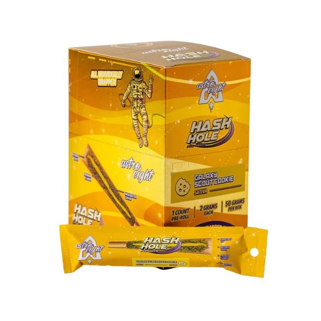 ASTRO EIGHT HASH HOLE PREMIUM THC-A 2GM PRE ROLL JOINTS 20CT/BOX ASTRO EIGHT HASH HOLE PREMIUM THC-A 2GM PRE ROLL JOINTS 20CT/BOX